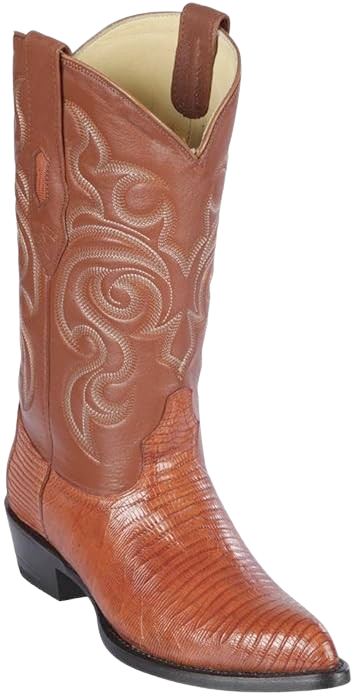 Men's Cognac Ostrich Cowboy Boots