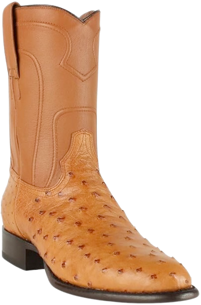 Men's Brown Leather Cowboy Boots